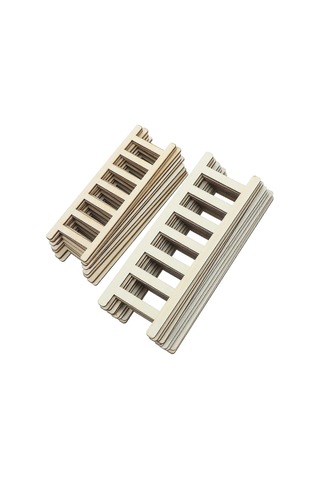 Minyatür Merdiven Dekoru Küçük Dekoratif Merdiven Bahçe Süsü Kend