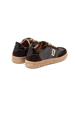 Sneaker Günlük Kadın Rc-26y-055-7122 John May Kahve Süet-kahve Fltr-kahv Yln Kahverengi