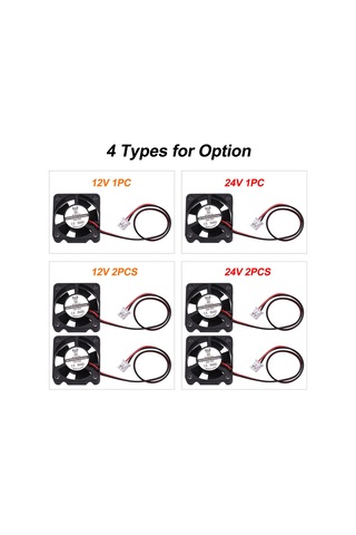 Vkemall Bıgtreetech 3d Yazıcı Soğutma Fanı 12v/24v 30x30x10mm Sessiz Ve Yüksek Performanslı