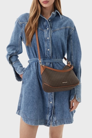 Michael Kors Logolu Çıkarılabilir Askılı Çanta Kadın Çanta 32s6gj6w8b 252 Kahve