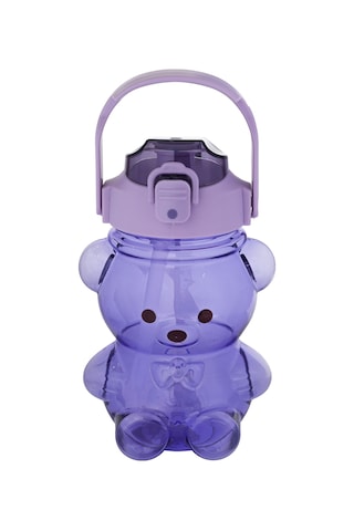 Relaxion Boyun Askılıklı, Hediyeli, İthal Lüx Ayıcıklı Mor Matara 1100 Ml. 449 Açık Mor