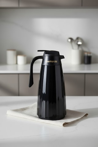 Bernardo Velana Cam Termos Siyah 1.5 Litre Siyah