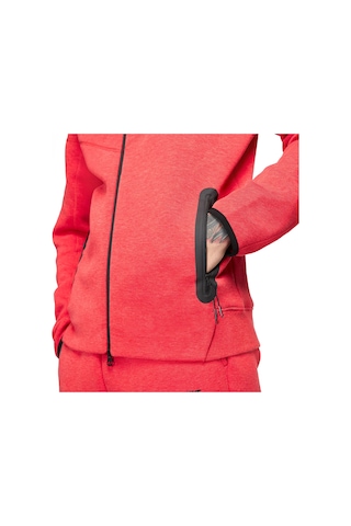 Nike Tech Fleece Erkek Kırmızı Günlük Stil Sweatshirt