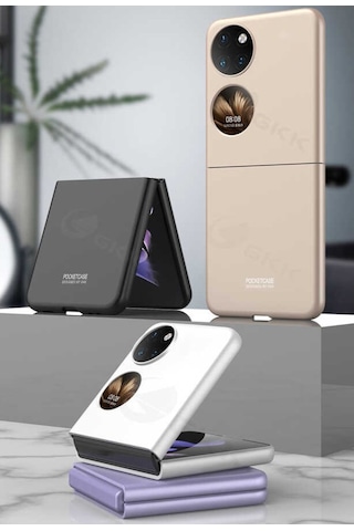 Huawei P50 Pocket Kılıf Zore Sert Kıpta Kapak