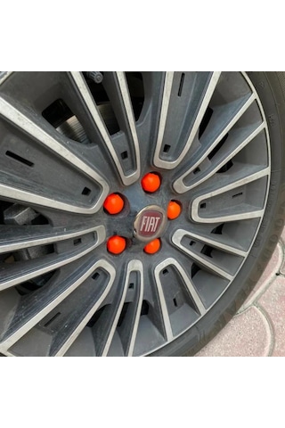 Düz Bijon Kapağı Sökme Aparatlı 20 Li Set Turuncu 17 Mm
