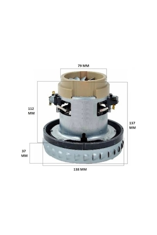 Arçelik S 7500 7610 Robotto Al 603Kv Süpürge Motoru 1200 W Uyumlu