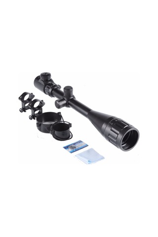 Tr-Nikula 6-24x50 Aoe  Dürbünü Çift Işık Kırmızı Yeşil Kaynaklı Siyah