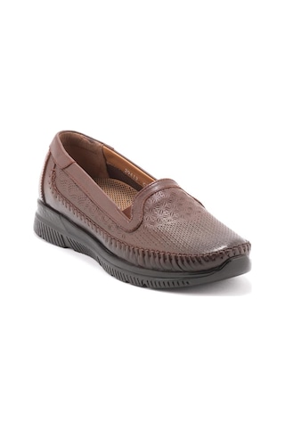 Forelli 29413 Eterna-G Taba Kadın Comfort Deri Ayakkabı