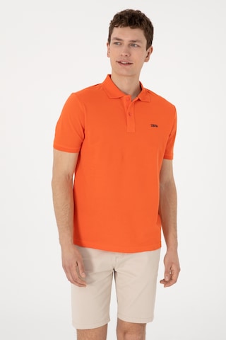 U.S. Polo Assn. Erkek Regular Fit Polo Yaka Nar Çiçeği Basic Tişört 50306007-VR039