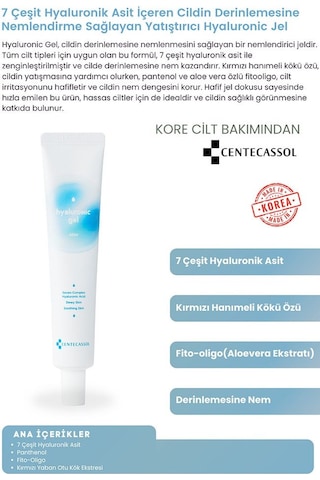 Centecassol Hyaluronik Asit İçeren Nemlendirici Jel 40 ML