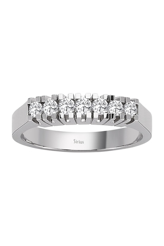 Sirius G Renk 0,32 Karat Pırlanta 7 Taş Yüzük 0823R0096