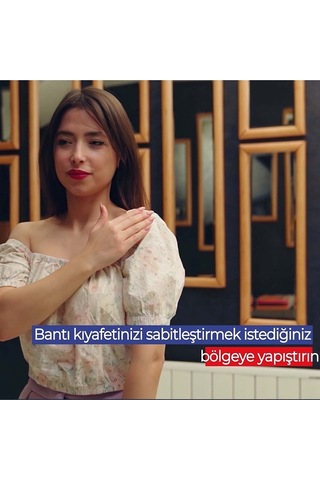 Kıyafet Sabitleme, Dekolte Kapama Ve Vücut Bandı Biyo Uyumluluk Şeffaf