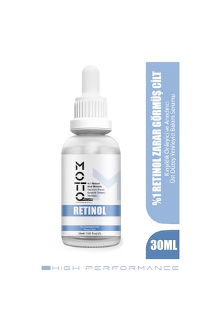 Motto Plus Professional %1 Retinol Kırışıklık Önleyici -gözenek Sıkılaştırıcı Üst Düzey Yenileyici Peeling Bakım Serumu 30ml