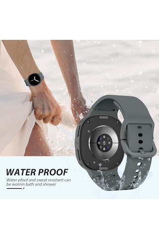 Samsung Galaxy Uyumlu Watch 8 40mm 44mm Classic 46mm Lansman 1-1 Kordon Spor Silikon Band