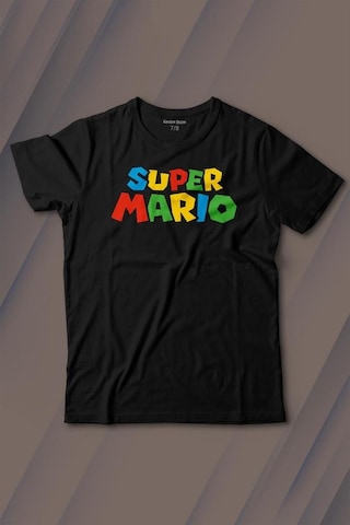 Kendim Seçtim Super Mario Seres Baskılı Tişört Çocuk T-shirt 001