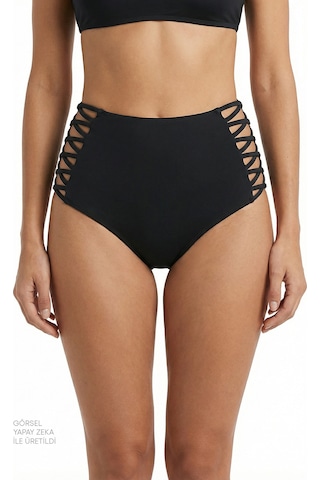 Penti Siyah High Fashion Bikini Altı