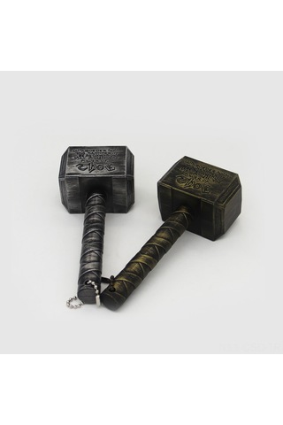 Samdoo Gümüş Çekiç Şeklinde Açıcı, Ev, Bar, Restoran Uygun Metal-abs Materyal, 165mm, 105g Gümüş