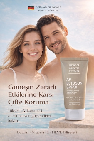 Methode Brigitte Kettner Ap Ecto Sun Spf50 50 Ml Yüksek Korumalı Yüz Güneş Kremi