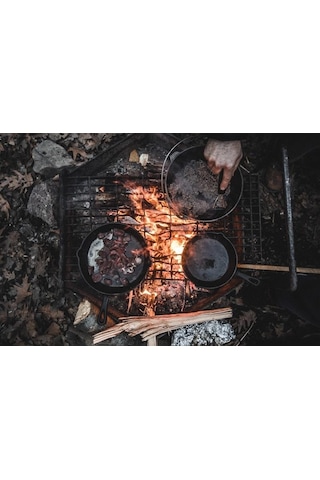 Campout Döküm Tencere 12 Inch Çok Renkli