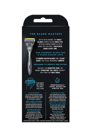 Wilkinson Sword Quattro Tıraş Bıçağı 1 Sap + 5 Yedek Kartuş