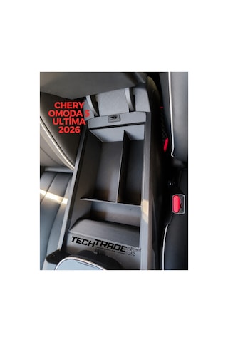Chery Omoda 5 Ultima 2026 Kolçak Organizer-3 Bölmeli Siyah Omoda 5'e Uyumlu Değildir.