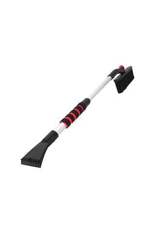 85 Cm Buz Kırıcı Araç Kar Temizleme Fırçası Kırmızı Gri