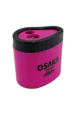Osaka Pembe Çift Hazneli Damla Şekilli Kalemtraş