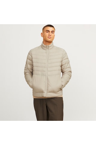 Jack&jones Sprint Puffer Colar Erkek Bej Dik Yaka Mont Bej