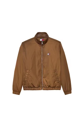 Tommy Hilfiger Erkek Dik Yaka Dolgulu Mont - Kahverengi Pecan Nut