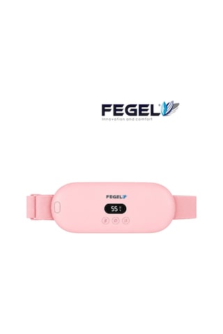 FG-N04 Akıllı Isıtmalı ve Titreşimli Bel - Karın Masaj Kemeri - Pembe