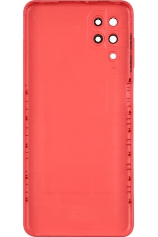 Samsung Uyumlu Galaxy A12 Arka Pil Batarya Kapağı Sm-a125f - Kırmızı