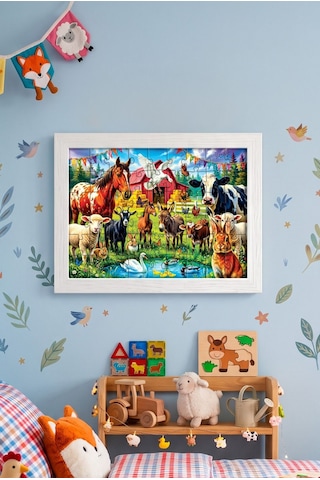 Ks Games Çiftlik Dostları 100 Parça Kız Ve Erkek Çocuk Puzzle - 31507