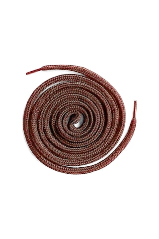 Taba Yuvarlak Bot Bağcığı Taba