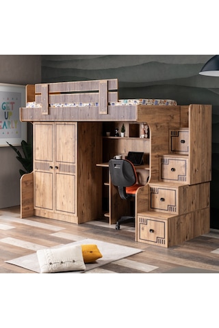 Setaymobilya Ranza , Natural Ranza + Dolap + Çalışma Masası