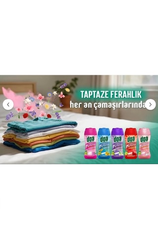 Doa Granül Çamaşır Parfümü & Çamaşır Yumuşatıcı Orkide Çiçeği 6 X 210 Gr 6'lı Set