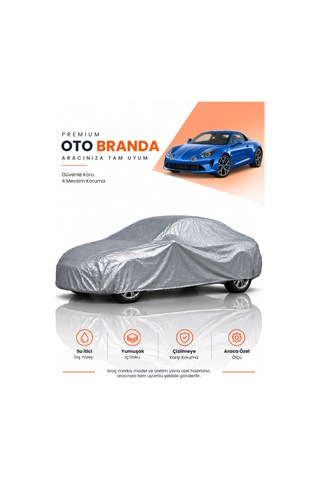 Alpine A110 2017-2026 Coupe Uyumlu Araba Brandası Oto Branda Araba Örtüsü Araç Çadırı