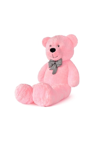 Özgüner Oyuncak 130 Cm Dev Pelüş Ayı, Papyonlu Ve Sevimli Büyük Boy Ayıcık, Yumuşak Sarılmalık Peluş, Sevgi Genel