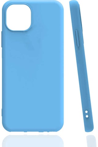 Apple Uyumlu iPhone 13 Pro Max Uyumlu Zore Biye Silikon-mavi Açık Mavi Açık -