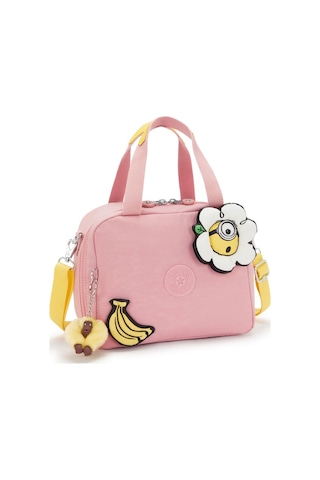Kipling Miyor Print Minions Large Beslenme Çantası Pink Daisy Kı89241mı Çok Renkli