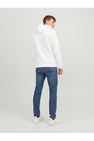 Jack & Jones Jjecorp Logo Sweat Hood Play Noos Beyaz 001