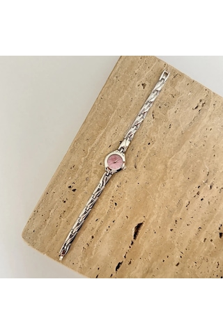 Norel Silver Pembe Saat