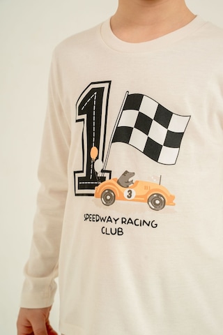 Rolypoly Erkek Çocuk Speedway Racing Club Beyazuzun Kol Pijama Takım Rp3875-c-v1 Rp3875-c-v1 BEYAZ