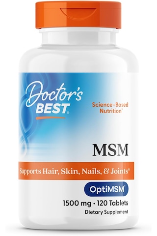 Doctors Best Msm Supports Hair Skin, Nails & Joints Methylsulfonylmethane 120 Tablet Aromasız