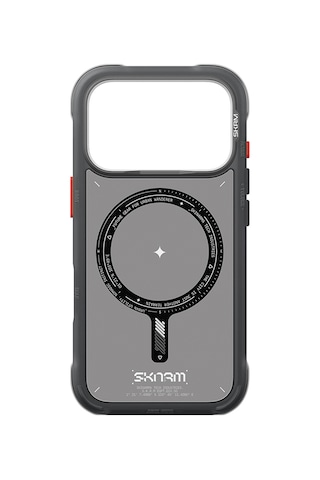 Apple Uyumlu iPhone 18 Pro Max Uyumlu Kılıf M-safe Şarj Özellikli Airbag Tasarımlı Skinarma Avion Kapak Siyah