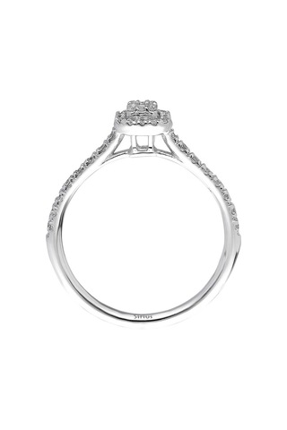 Sirius F Renk 0,28 Karat Baget Pırlanta Yüzük 0823R0202