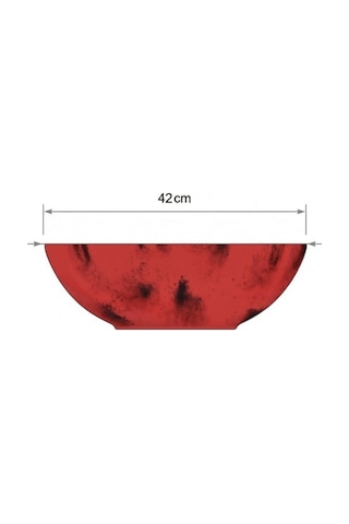 Artvit El Yapımı Tezgah Üstü Lavabo - L2000053 Kırmızı