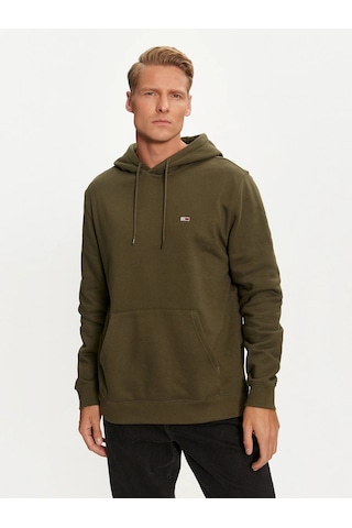 Tommy Hilfiger Tommy Hılfıger Erkek Sweatshırt Dm0dm20742-m12 Dm0dm20742-m12 Yeşil Yeşil