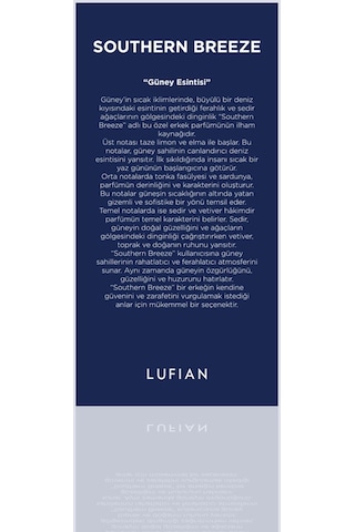 Lufian Southern Breeze Erkek Parfüm EDP 100 ML