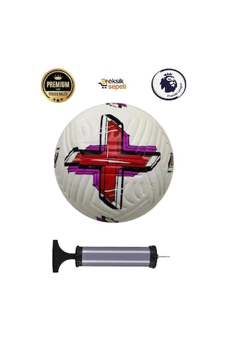Premier League Skills Futbol Topu 4 Astarlı No:5 480 Gr + Pompa Hediyeli X710 Çok Renkli