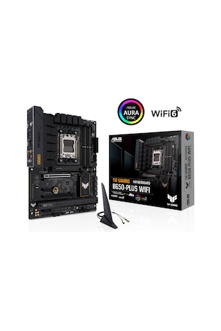 Asus TUF Gaming B650-Plus WIFI AMD B650 6400 MHz (OC) DDR5 Soket AM5 ATX Anakart